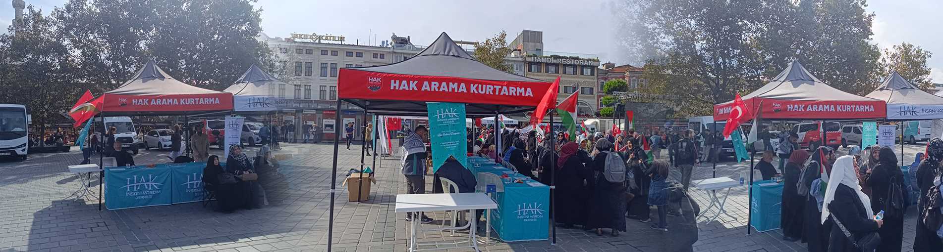 Gazze İçin Farkındalık Çadırı