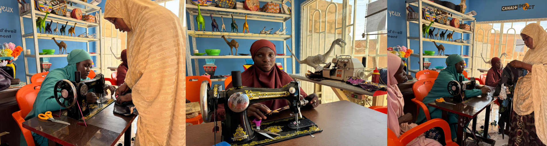 Nijer'de Dikiş Makinası Dağıtımı