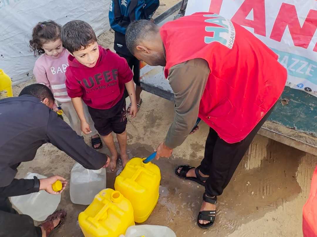 Gazze'de Su Dağıtımı gazze tanker (5)